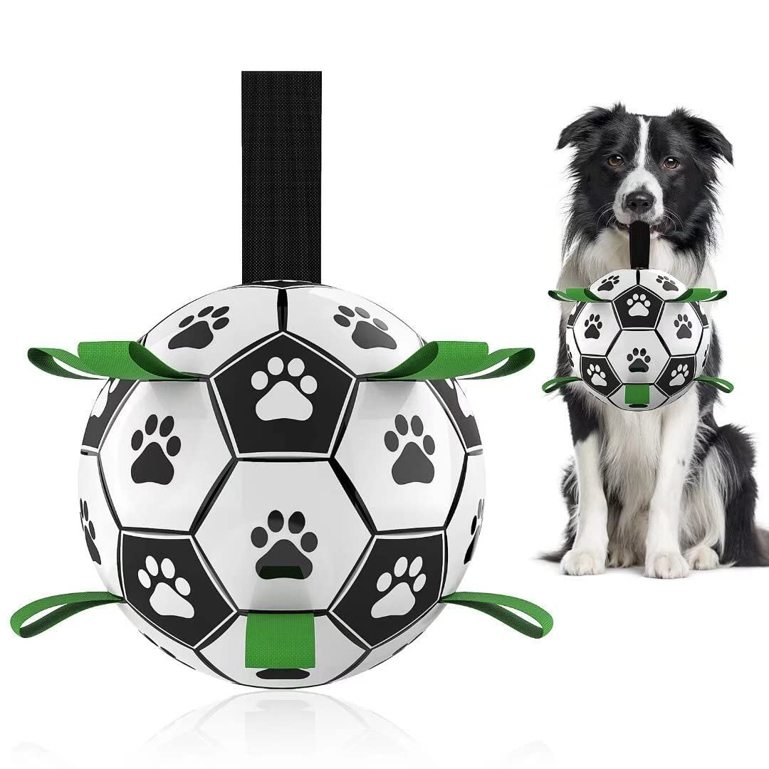 Pawline™ Dog Football Toy – Interactive & Durable