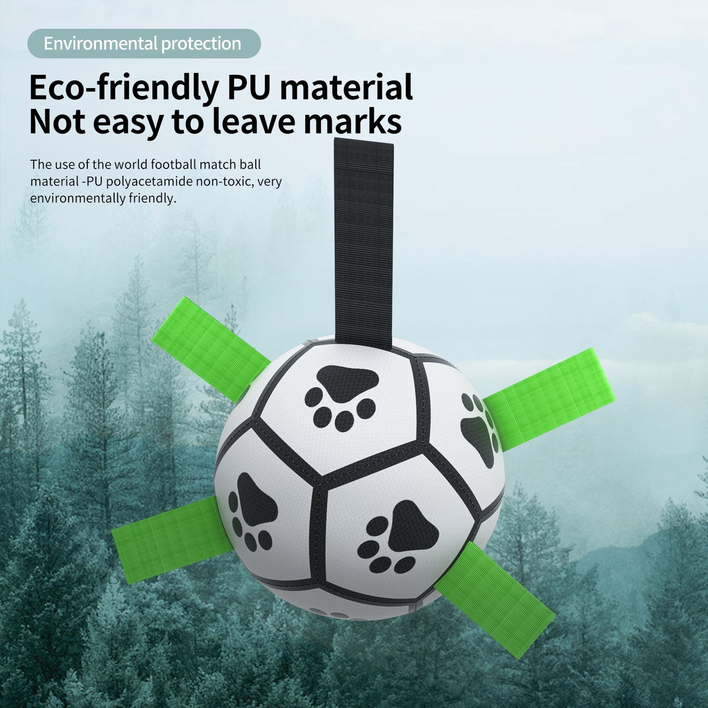 Pawline™ Dog Football Toy – Interactive & Durable