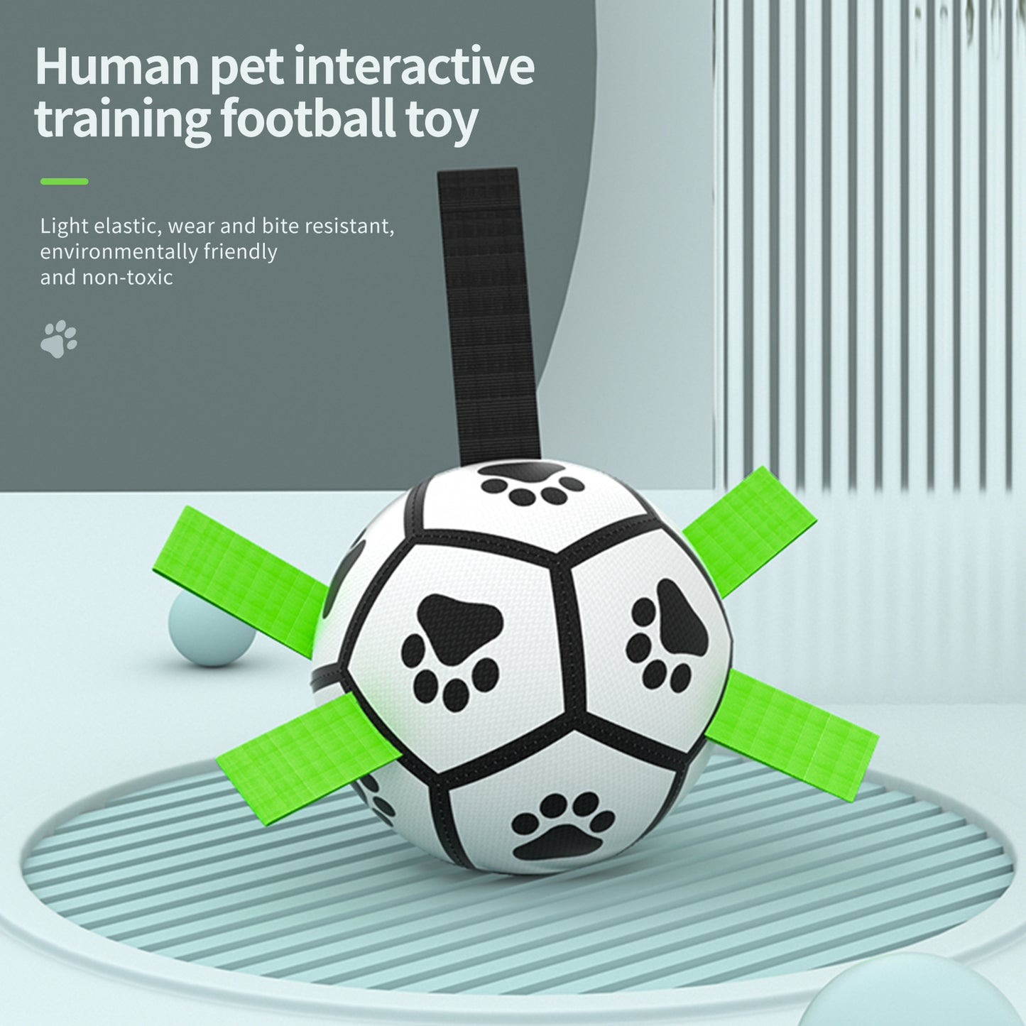 Pawline™ Dog Football Toy – Interactive & Durable